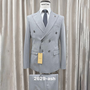 ชุดสูทกระดุมแถวเดียว2ชิ้นของผู้ชายชุดแจ็กเก็ตกางเกงทางการสำหรับงานแต่งงานเจ้าบ่าวหรูหรา - Product Image 4