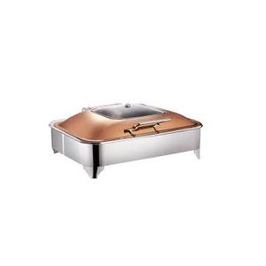 Luxury Restaurants Supplies <b>Buffet</b> <b>Warmer</b> Chafing Dishes Copper Customized Metal Chafing Dish And Customized Size - Product Image 3