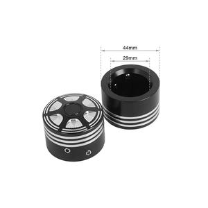 Kit di coperture per bulloni dell'asse anteriore nero XF2906170-01-B per <span class=keywords><strong>Harley</strong></span> Touring Softail XL <span class=keywords><strong>VRSC</strong></span> - Product Image 3