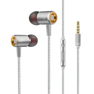 De Metal en-oído negro 2020 Ipx5 logotipo barco auriculares estéreo en la oreja auriculares con cable