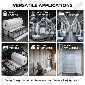 Lámina de Aislamiento de Aerogel de Melamina de Tamaño Personalizado para la Industria de la Construcción, Material de Aislamiento de Aerogel - Product Image 4