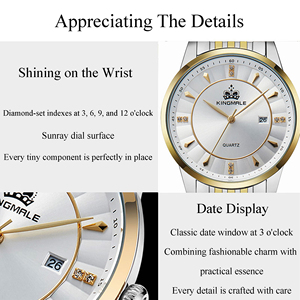 Reloj de Cuarzo Elegante para Hombre, Deportivo, Resistente al Agua, con Correa de Acero Inoxidable, Análogo, Venta al Por Mayor <span class=keywords><strong>1923</strong></span> - Product Image 4
