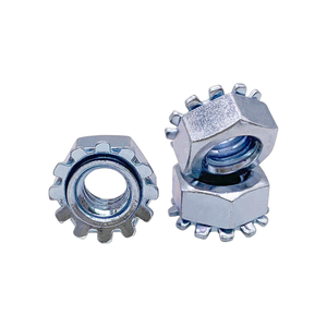 Écrou Keps en acier au carbone de grade 4.8, zingué, métrique et impérial, à dents externes, pour fabricants de boulons et d'écrous de machines - Product Image 2
