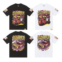 Camiseta de Verano para Hombre con Estampado de Letras 'THAT'S AWFUL LOT', Estilo Hip-Hop, Transpirable, de Algodón, Manga Corta, Corte Holgado, 280 Gramos