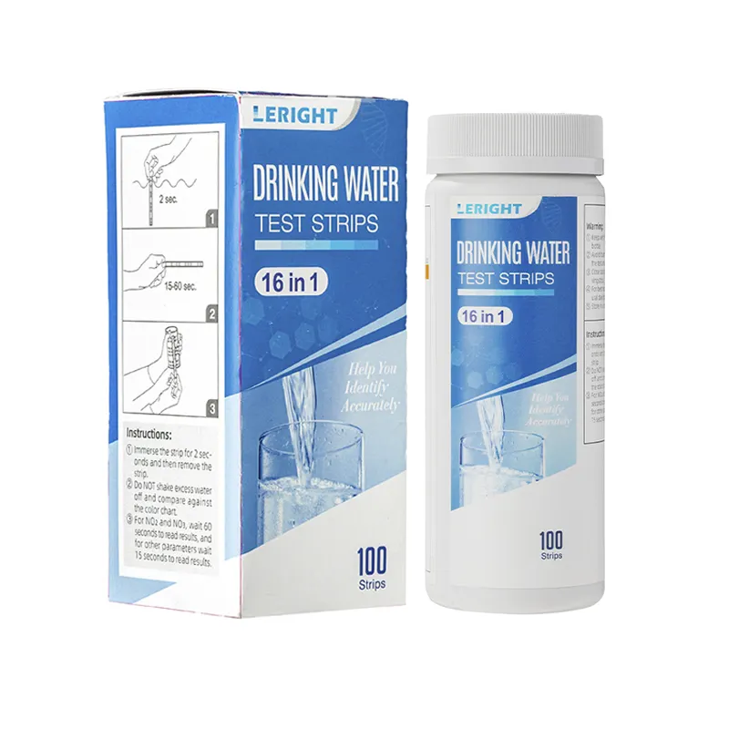 16-in-1 Wasserharthüchtigkeits-Teststreifen zur Prüfung der Wasserqualität des Trinkwassers