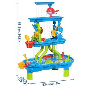 JinYing - Mesa de Juego de Agua y Arena para Playa, 4 Niveles, Cascada, para Niños - Product Image 6