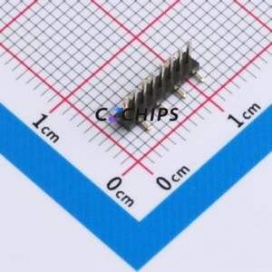 HX PZ1.27-1x8P TP-YQ Pin Header SMD,P=1.27mm Connector 1x8P 1.27mm Pin Header Vertical Mount - Product Image 1