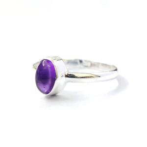 Amethyst <b>Ring</b> 925 Sterling Silver Gemstone <b>Ring</b> Amethyst Handmade Collection <b>Fine</b> <b>Rings</b> Silver Jewelry Bulk price - Product Image 2