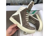 Chaussures montantes sportives à lacets pour hommes 1Designer OwenS en cuir véritable, plateforme plate, respirantes, tendance, pour le skateboard urbain