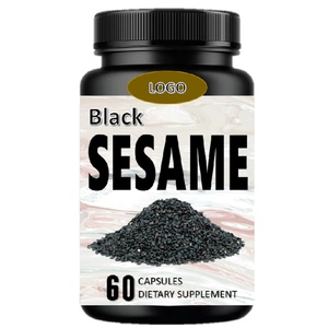 Extrait de graines de sésame noir en gros, poudre de sésame et capsules de sésame - Product Image 1