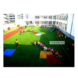 Proveedor Chino de Césped Artificial de Aspecto Natural Verde <span class=keywords><strong>Campo</strong></span> de 30 mm y 12800 Dtex para Jardinería y Áreas Residenciales, Envío Rápido - Product Image 4