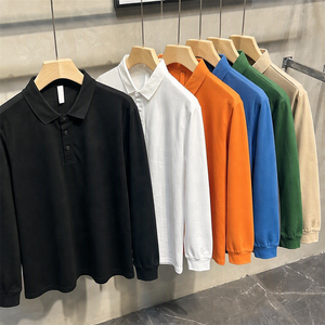 <span class=keywords><strong>Polo</strong></span> a Maniche Lunghe in Cotone per <span class=keywords><strong>Uomo</strong></span>, Ricamata, Uniforme da Lavoro, T-shirt Personalizzata per Aziende, Prezzo Basso, Vendita all'Ingrosso - Product Image 3