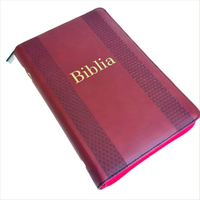 Bible personnalisée en cuir à couverture rigide, version KJV (King James Version), reliure parfaite, papier couché écologique, format A4/A5, impression à chaud
