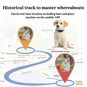OEM ODM Teléfono móvil Control remoto GPS Rastreador <span class=keywords><strong>de</strong></span> mascotas con seguimiento <span class=keywords><strong>de</strong></span> huellas Valla <span class=keywords><strong>DE</strong></span> SEGURIDAD Funciones <span class=keywords><strong>de</strong></span> recordatorio <span class=keywords><strong>de</strong></span> batería baja - Product Image 2