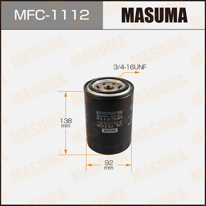 Filtre à huile moteur MASUMA MFC-1112 haute performance, pièces automobiles en vrac pour DERWAYS - Product Image 2