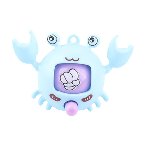 Mini-jouet en forme de crabe, jeu de pierre, papier, ciseaux, jeu de devinettes en plastique, porte-clés, cadeau promotionnel - Product Image 4