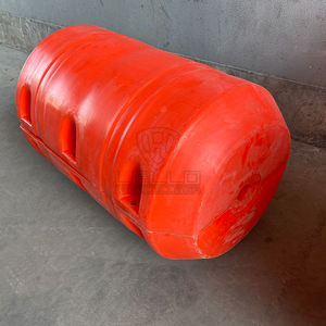 Pipa pengeruk baja karet HDPE dengan cetakan rotasi pipa mengapung Premium pelampung untuk operasi pengerukan - Product Image 1