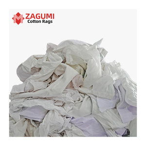 Vải Cotton Cắt Miếng Tốt Thấm Công Nghiệp Làm Sạch Rags Dark Màu T Áo Sơ Mi Rags Sợi Bông Chất Thải - Product Image 1