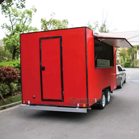 Remorque de cuisine standard australienne Waffle House Ice Cream Van Catering Cart Pizza Truck Food Truck Trailer