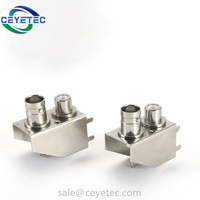 Connecteur femelle à angle droit BNC personnalisé pour PCB