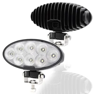 7-Zoll-Aluminiumdruckdruckgehäuse OEM RE573609, AL205913 Flutlichter IP67 80W 12 Volt ovale LED-Traktor leuchte