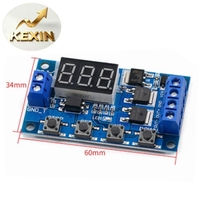 Circuit de temporisation à déclenchement par boucle, carte de commande double MOSFET remplaçant le module relais, 12-24V