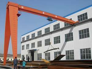 Alta eficiencia BMH 1 Ton 2 Ton 3 Ton 5 Ton 10 Ton 15 Ton Electric <span class=keywords><strong>Single</strong></span> <span class=keywords><strong>Beam</strong></span> Semi Grúa de pórtico para almacén - Product Image 2