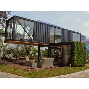 Movable Modified Container House as Container Shop Coffee Bar Living House Hotel Container House in China