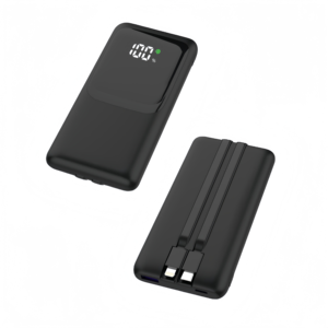 2025 Trending Logotipo personalizado Digital 22,5 W Bancos de energía de carga rápida 10000mAh 20000mAh con cables - Product Image 2