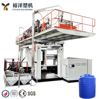 Máquina de Moldeo por Extrusión y Soplado de 3 Capas de 10000L con Baja Tasa de Fallos para la Producción de Cubetas de Agua de Plástico HDPE