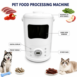 Máquina Procesadora de Alimentos para Mascotas para Hacer Bocadillos Caseros, Máquina Multifuncional para Hacer Golosinas para Mascotas con Programas Mixtos de Carne, Vegetales y Pescado - Product Image 1