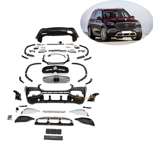 X167 pare-chocs avant complet avec calandre pare-chocs arrière pour <span class=keywords><strong>Mercedes</strong></span> Benz <span class=keywords><strong>GLS</strong></span> X167 <span class=keywords><strong>Maybach</strong></span> kit carrosserie 2019 <span class=keywords><strong>2020</strong></span> 2021 - Product Image 1