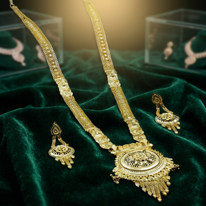 Collares de Moda al por Mayor con Baño de Oro de 14K, 18K, 24K, Conjunto de Joyería Larga Tradicional, Conjunto de Joyería de Latón con Baño de Oro Micronizado - Product Image 2