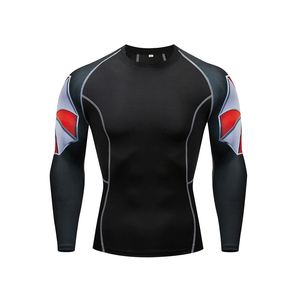 Rashguard de compression MMA Ventura OEM Design, imprimé par sublimation personnalisée, en Spandex/Polyester, manches longues, pour BJJ - Product Image 1