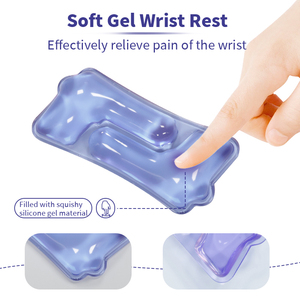 Tapis de <span class=keywords><strong>souris</strong></span> transparent en gros avec <span class=keywords><strong>repose</strong></span>-<span class=keywords><strong>poignet</strong></span>, design amusant, confortable pour le gaming, imperméable, antidérapant, anti-rayures, pour usage au bureau - Product Image 3