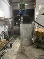 Homogénéisateur industriel, pompe mélangeuse à engrenages pour le traitement chimique et alimentaire, capacité 1000 L, couple élevé, commande automatique motorisée, 400V