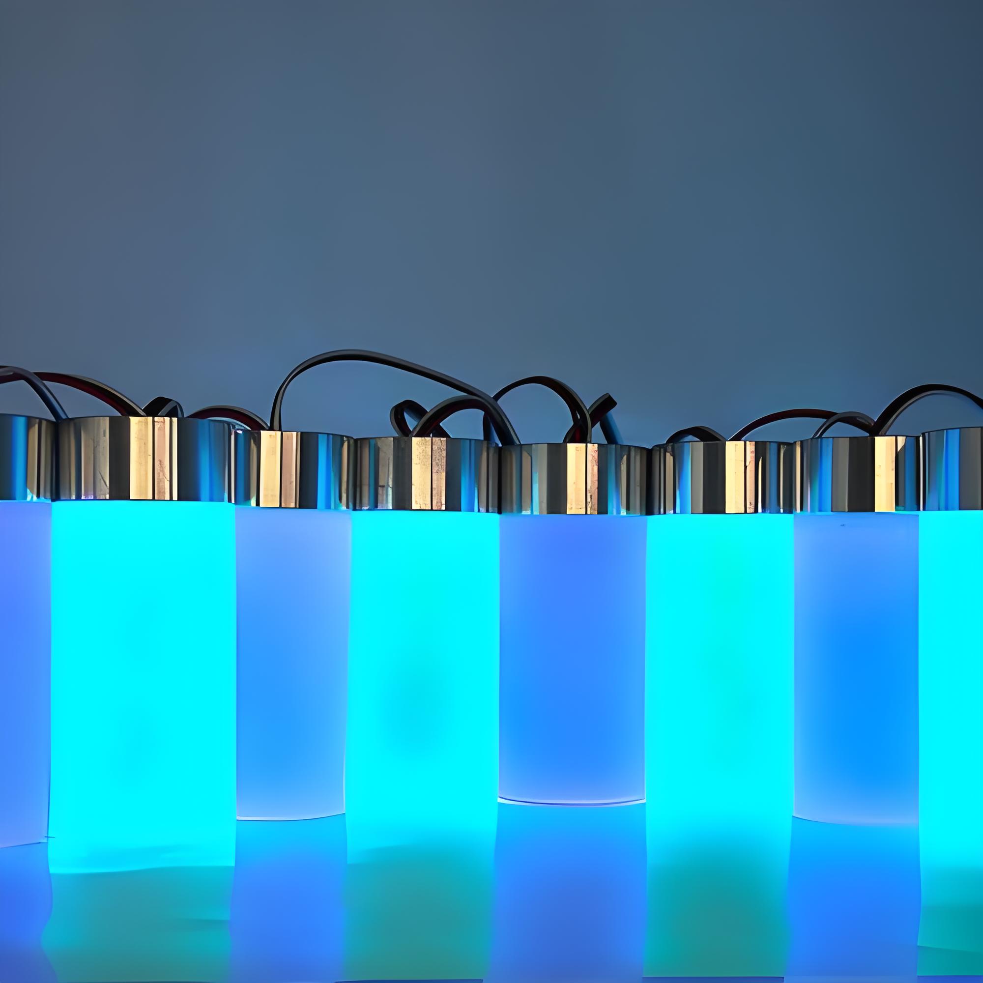 Customizable RGB Aluminum 50mm Point LED Column Lights for Disco DJ Booth - HTD World Lighting