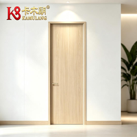 Portes intérieures modernes en bois composite sur mesure, isolation acoustique, construction durable, pour salle de bain, appartement, chambre, hôtel