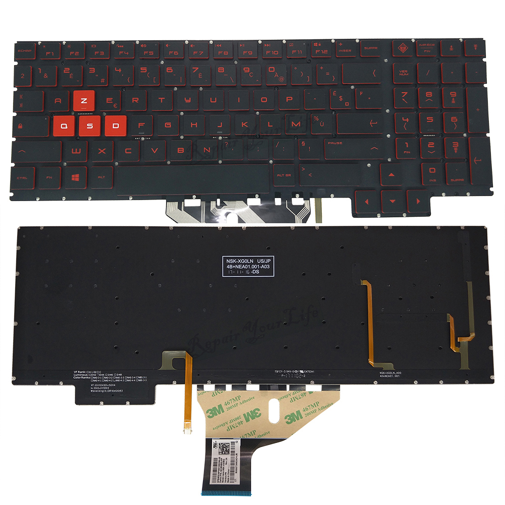 HP Omen 15 CE019DX Specs - Backlit Keyboard for Laptops