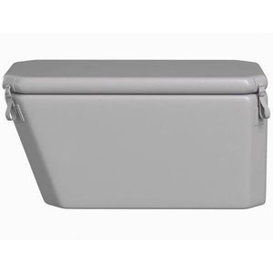 Baignoire de glace inclinée portable US, rectangulaire, en plastique gris, autoportante, gonflable, pour adultes, récupération sportive - Product Image 1