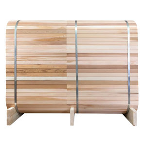 Sauna Quadrata 2026 in Cedro Rosso, Sauna da Esterno, Cabina a Vapore Secco - Product Image 5