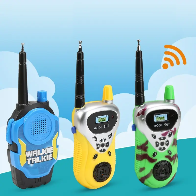 Talkie-walkie de dessin animé pour les tout-petits, jouets pour enfants, aventure en plein air, talkie-walkie
