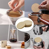 Filtres à café jetables ronds de 60 mm, 100 pièces, compatibles avec les cafetières Aeropress