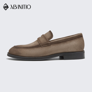 Mocasines de zapatos de vestir formales para hombre de gamuza cómodos planos personalizados de alta calidad OEM - Product Image 2