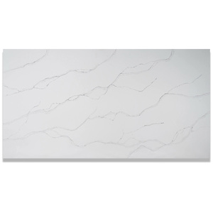 Chất lượng cao calacatta grey tĩnh mạch thạch anh Bàn nhân tạo thiết kế hiện đại cho khách sạn trong nhà tường Vanity Tops bảng nhà máy - Product Image 3