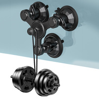Support à triple ventouse avec 3/8 "M8 trou fileté Twist Lock TPU vide mandrin ventouse Base support de voiture pour caméras