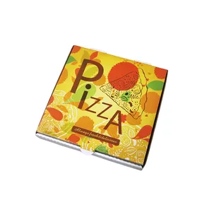 Kingwin New Design 7 Inch Kraft With Logo Portable Paper Pizza Box