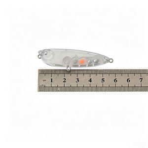 Nouvelle sortie Huiyu Surface Walker Floating Pencil Popper Lure Blank Body 5.5cm/4.8g pour la pêche estivale et automnale - Product Image 3