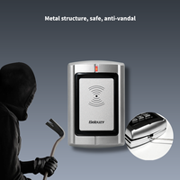 Lecteur de contrôle d'accès RFID anti-vandalisme en métal, étanche IP65, Wiegand, pour banque, prison, entrepôt, système de haute sécurité