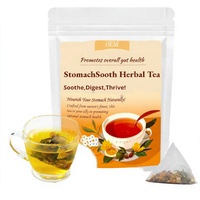 Thé aux fleurs aromatisé aux herbes de première qualité OEM, apaisant doux pour l'estomac, thé santé, 100% herbes naturelles, sachets de thé mélangés